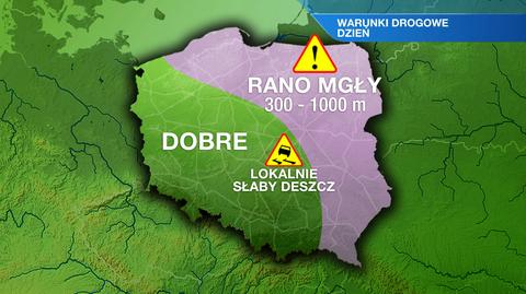 Warunki drogowe w dzień 3.03