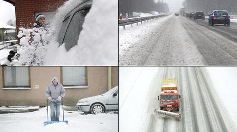 Powrót zimy do Krakowa. spadnie tam do 10 cm śniegu (TVN24)