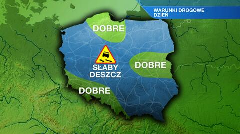 Warunki drogowe w dzień 27.09