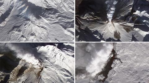 Cztery wulkany wybuchły jednocześnie (NASA)