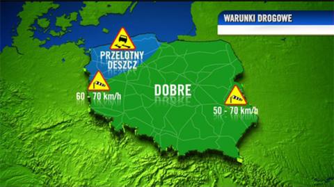 Prognoza TVN Meteo dla kierowców - dzień