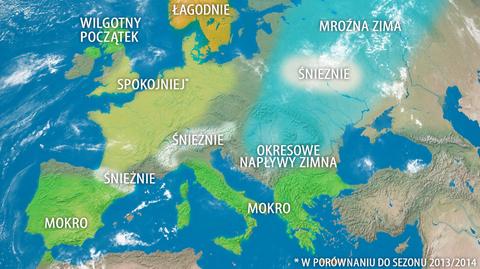 Temperatury poniżej normy, śnieg, powodzie. Co nas czeka zimą?