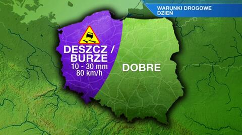 Większość polskich dróg w czwartek - w słońcu