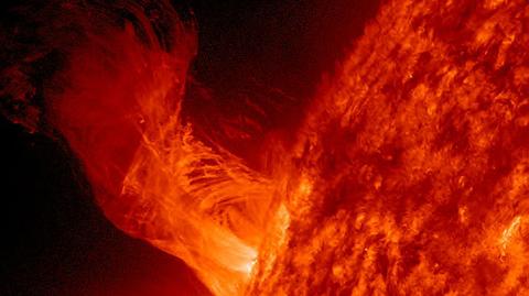 Sylwestrowe fajerwerki na Słońcu (NASA)
