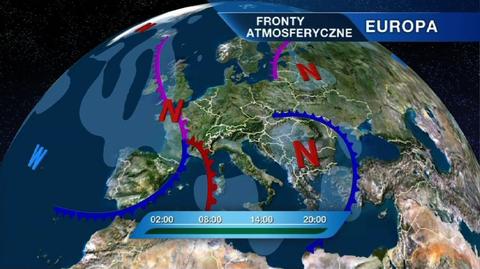 Niż na zachodzie, chłód płynie ze wschodu (TVN24)