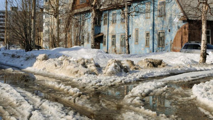Śnieg w polskich miastach