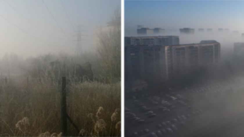 Poranne mgły w Polsce