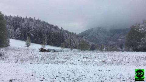 Śnieg w Bukowinie Tatrzańskiej