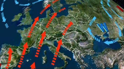 Powietrze dość ciepłe jak na listopad (TVN24)