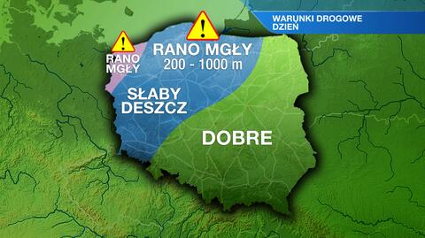 Warunki drogowe w sobotę 12.04