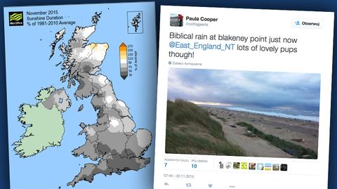To był najbardziej pochmurny listopad w historii Wielkiej Brytanii