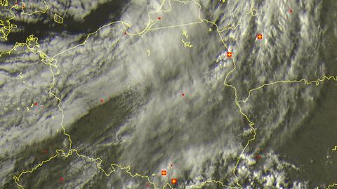 Na wtorek prognozuje się burze (TVN24)