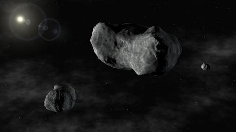 Planetoida (87) Sylvia z dwoma księżycami