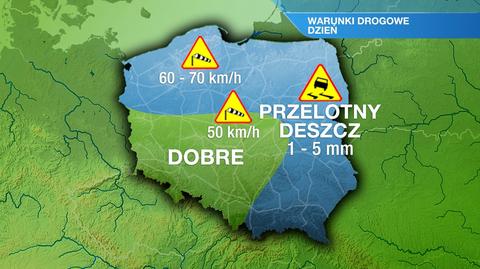 Warunki drogowe w środę