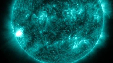 Kolejny silny wybuch na Słońcu (NASA)