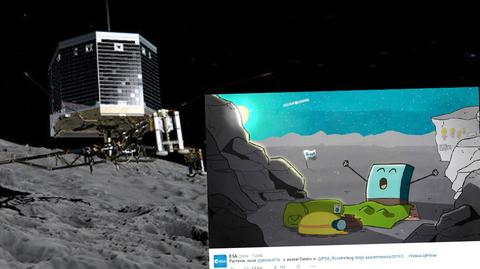 Animowany film przedstawiający misję Rosetta