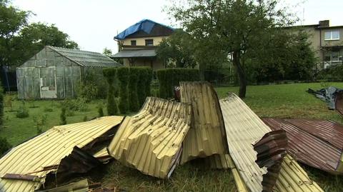 Zniszczenia po burzach w Wodzisławiu Śląskim