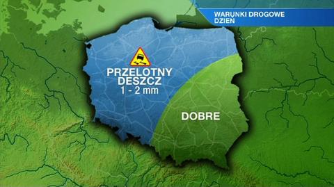 Warunki drogowe w piątek