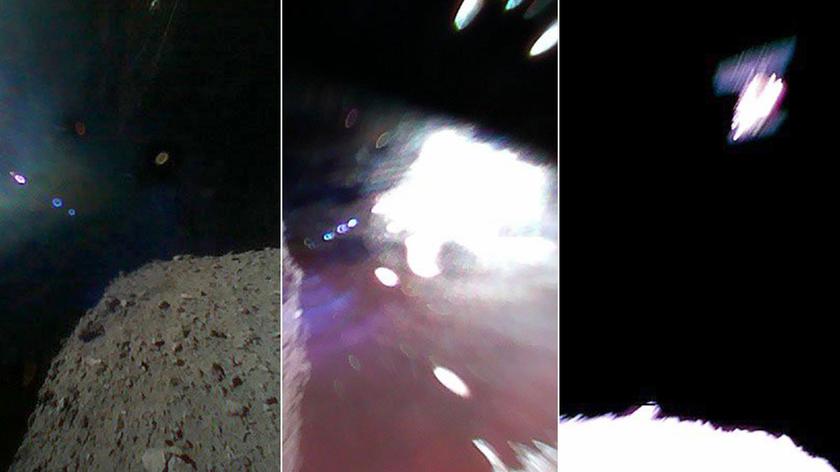 Zdjęcia z powierzchni asteroidy Ryugu
