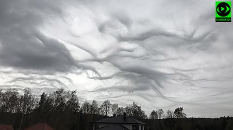 Chmury o ciekawym kształcie
