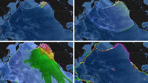 Te wstrząsy odkształciły ziemię i wywołały 60-metrowe tsunami
