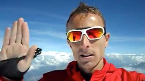 Marcin Pawłowski wbiegł na Mont Blanc