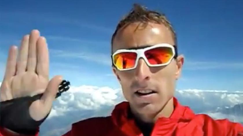 Marcin Pawłowski wbiegł na Mont Blanc