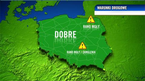 Prognoza pogody TVN Meteo dla kierowców