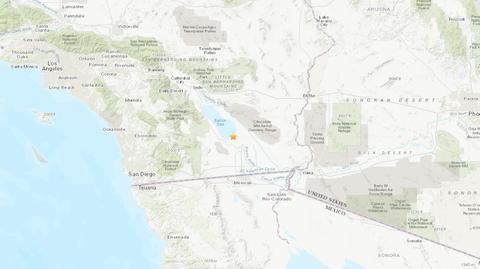 Najwięcej wstrząsów miało miejsce w pobliżu miasta Calipatria