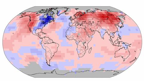 Padł rekord średniej rocznej temperatury