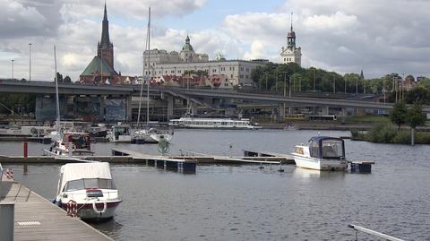 Szczecin z piękną mariną