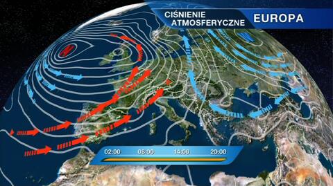 Pogoda w piątek (TVN Meteo)