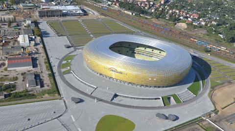Stadion PGE Arena w Gdańsku (TVN24)