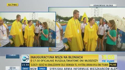 Deszczowe chmury nad Krakowem
