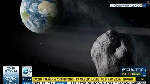Dr Tomasz Rożek o zbliżeniu asteroidy 2012 DA14 (TVN24)