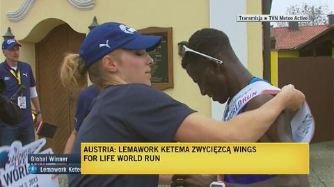 Etiopczyk Lemawork Ketema zwycięzcą Wings For Life World Run