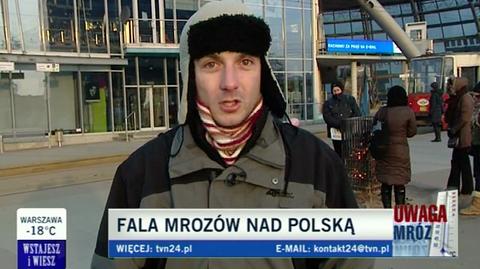 Fizyk Tomasz Rożek o mrozie (TVN24)
