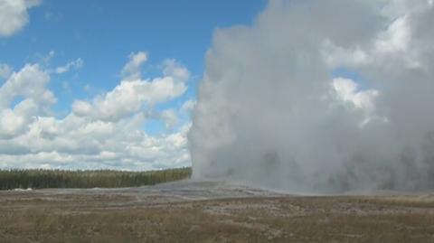 Gejzer w Parku Narodowym Yellowstone