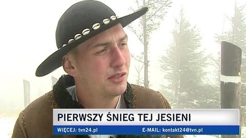 Góral Kuba Gołdyn przepowiada zimę/TVN24