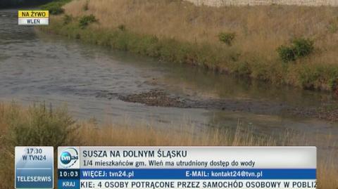 Groźna sytuacja hydrologiczna w gminie Wleń na Dolnym Śląsku