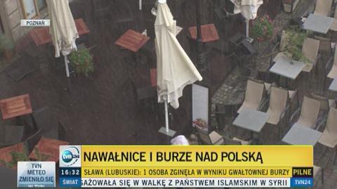 Groźne burze nad Polską