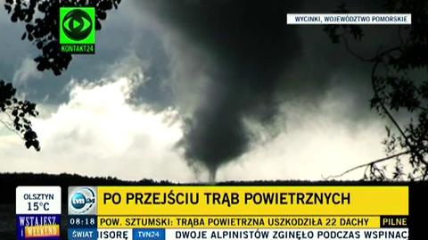 Gwałtowne zjawiska konwekcyjne będą coraz częstsze (TVN24)