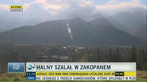 Halny szalał w Zakopanem