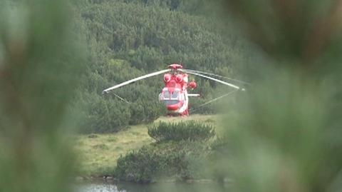 Helikopter TOPR czeka w górach na ekspertyzę komisji (TVN24)