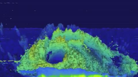 Huragan Maysak w modelu meteorologicznym