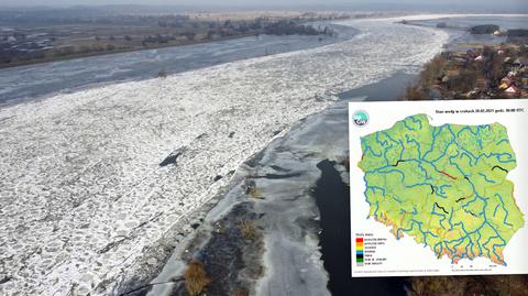 Hydrolog o akcji lodołamania w okolicach Włocławka