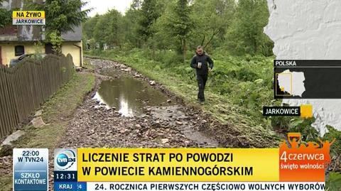 Kamienna Góra liczy straty (TVN24)