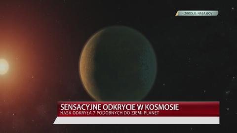 Karol Wójcicki na antenie TVN BiŚ opowiadał o odkryciu NASA