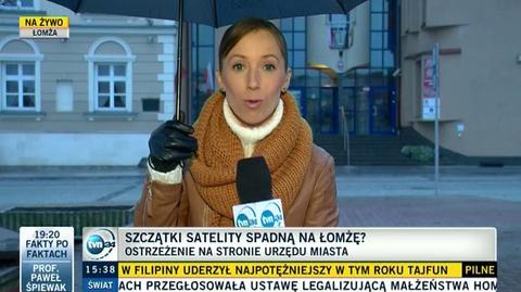 Komunikat o spadającym satelicie wywołał sporą sensację w mediach