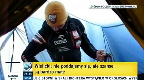 Krzysztof Wielicki nie widzi szans dla kolegów (TVN24)